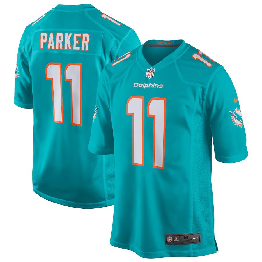 Men Miami Dolphins #11 DeVante Parker Nike Green Game NFL Jersey